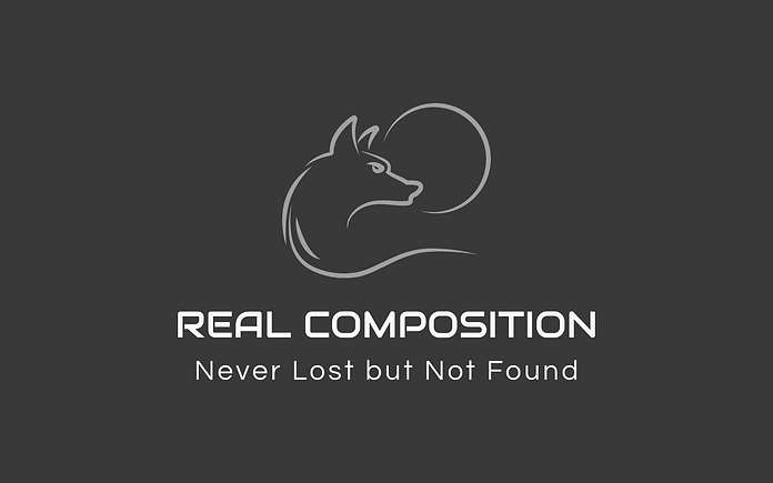 Real Composition Wolf Logo