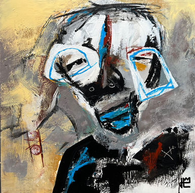 🔴African with Blue Glasses