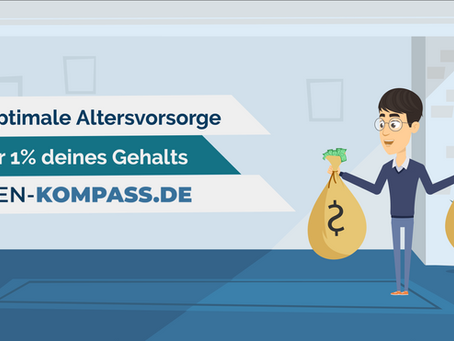 Mit nur 1% deines Gehaltes für die Rente sparen!