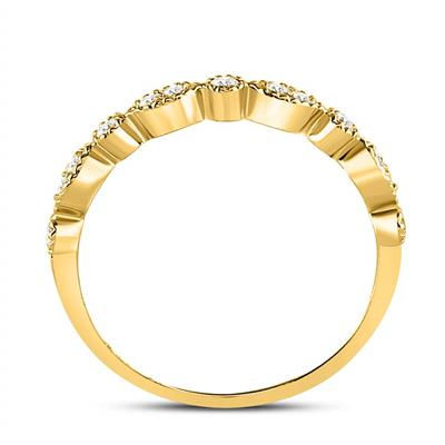 Thumbnail: 10K Yellow Gold Diamond Band