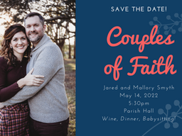 Register Today for Couples of Faith May 14th