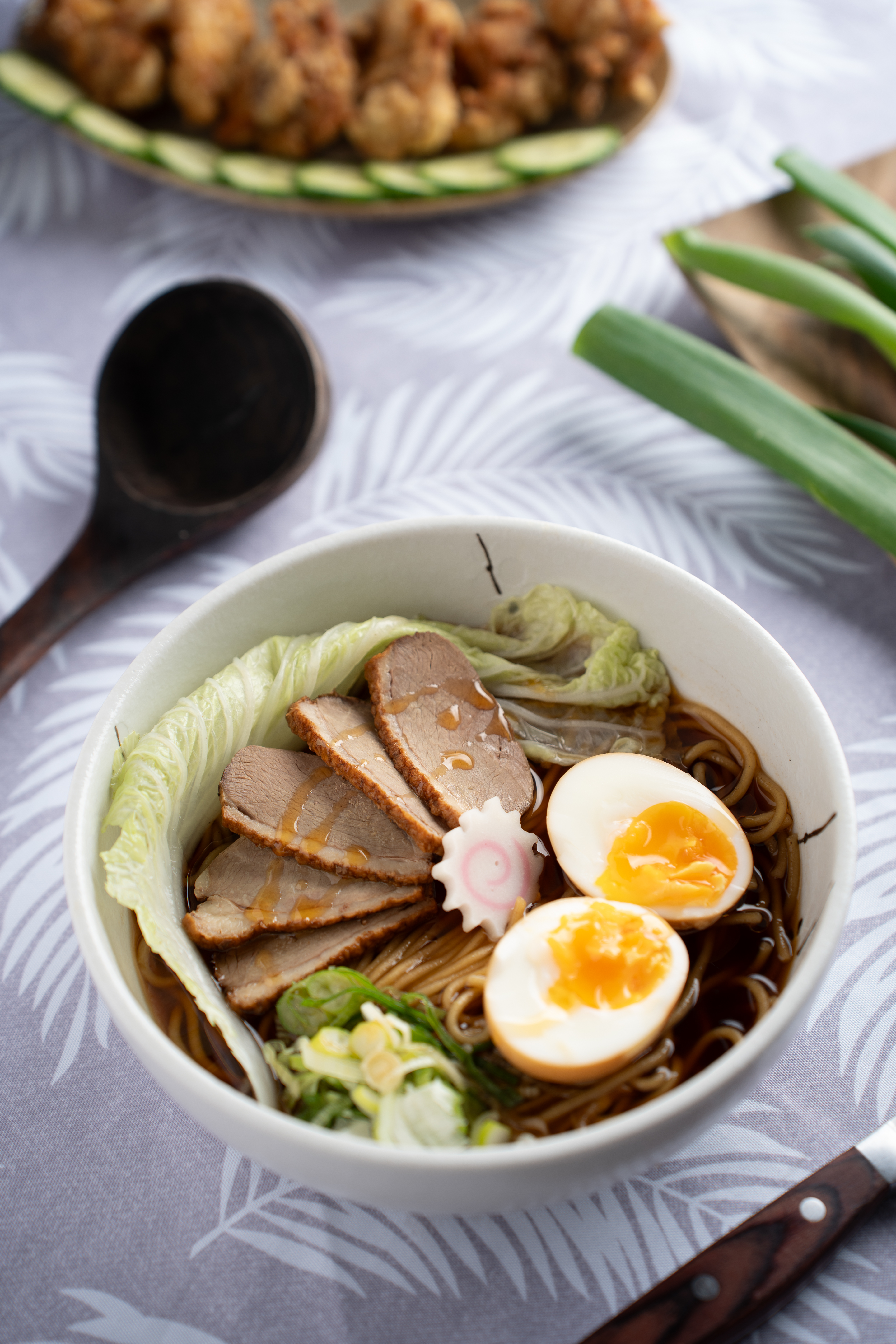 Arranged Food and Objects