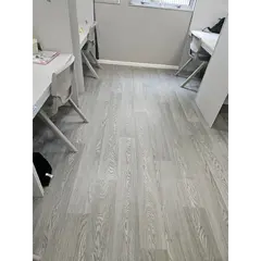 Grey LVT flooring