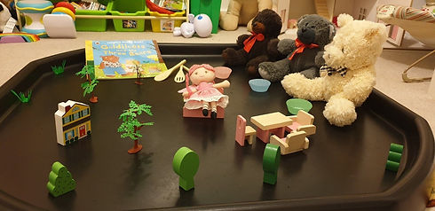Toys on the floor