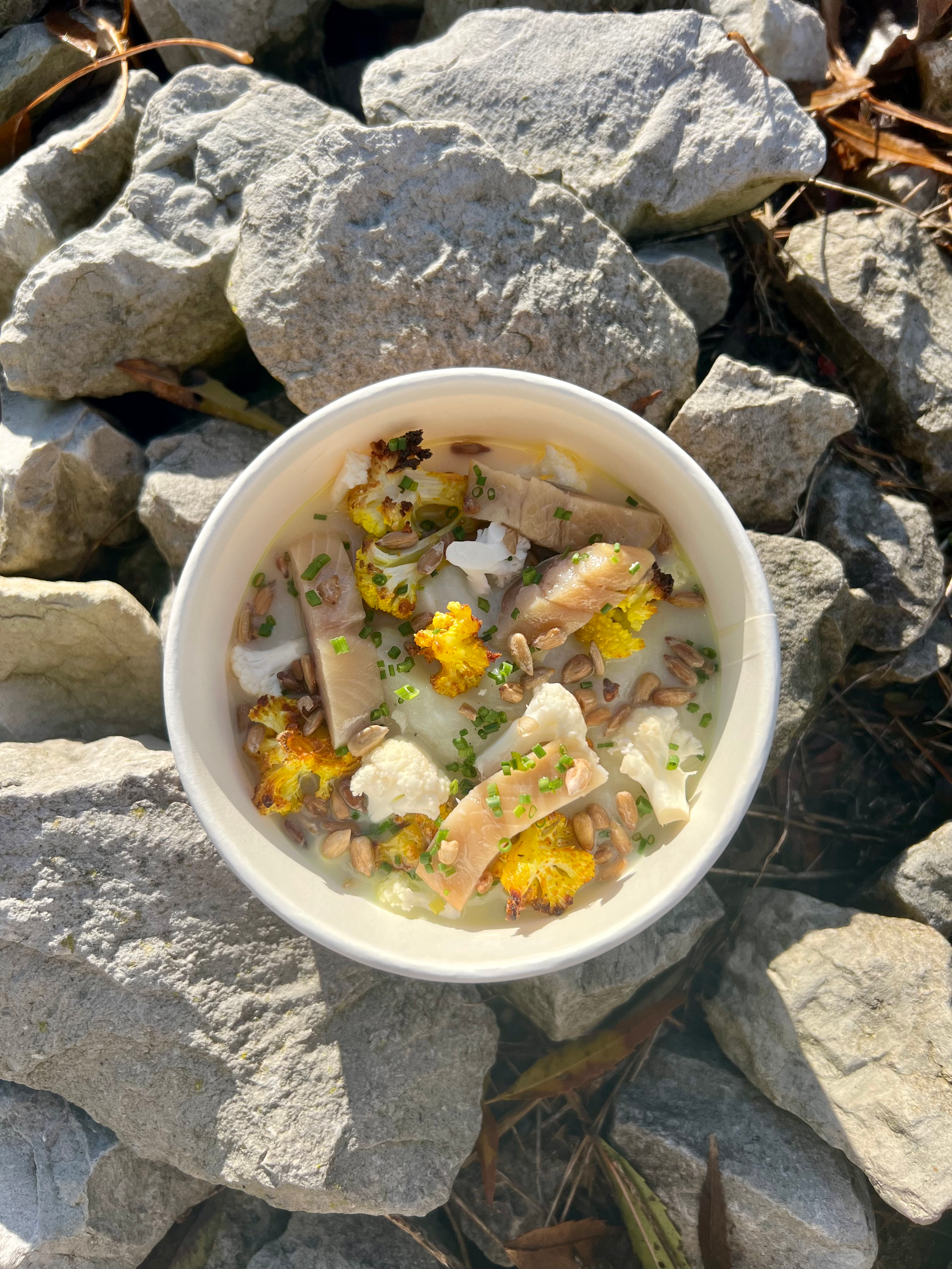 Arranged Food and Objects