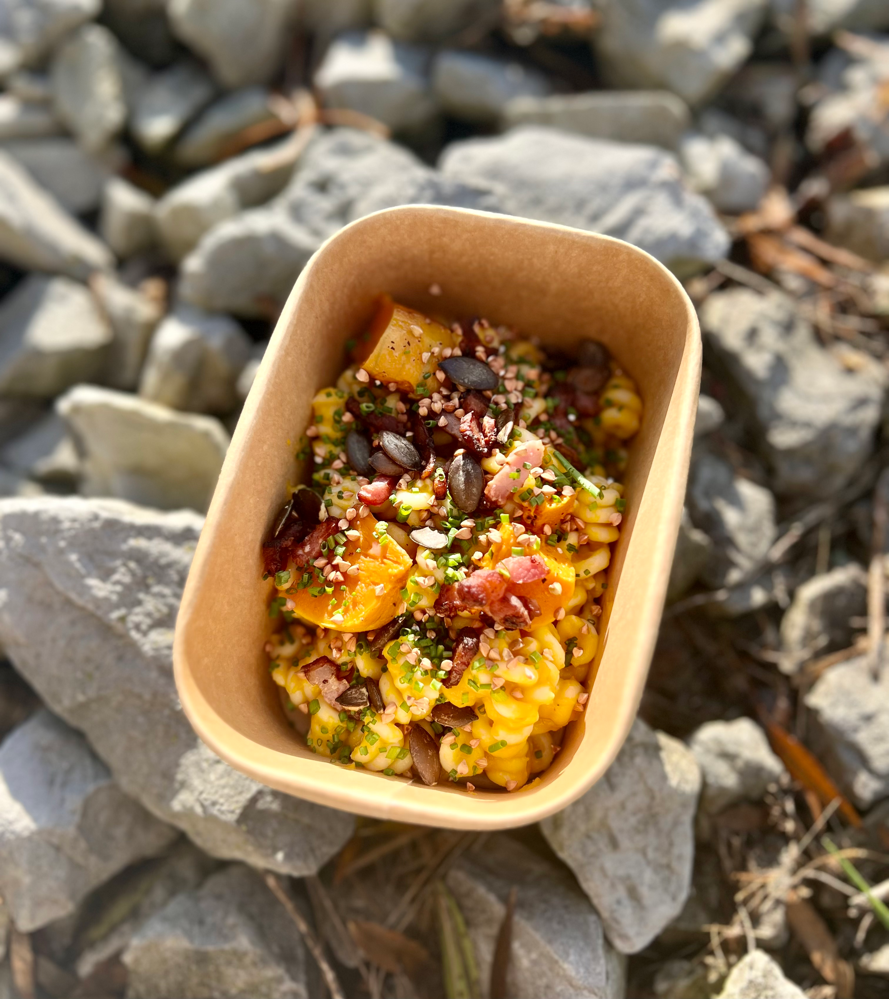 Arranged Food and Objects