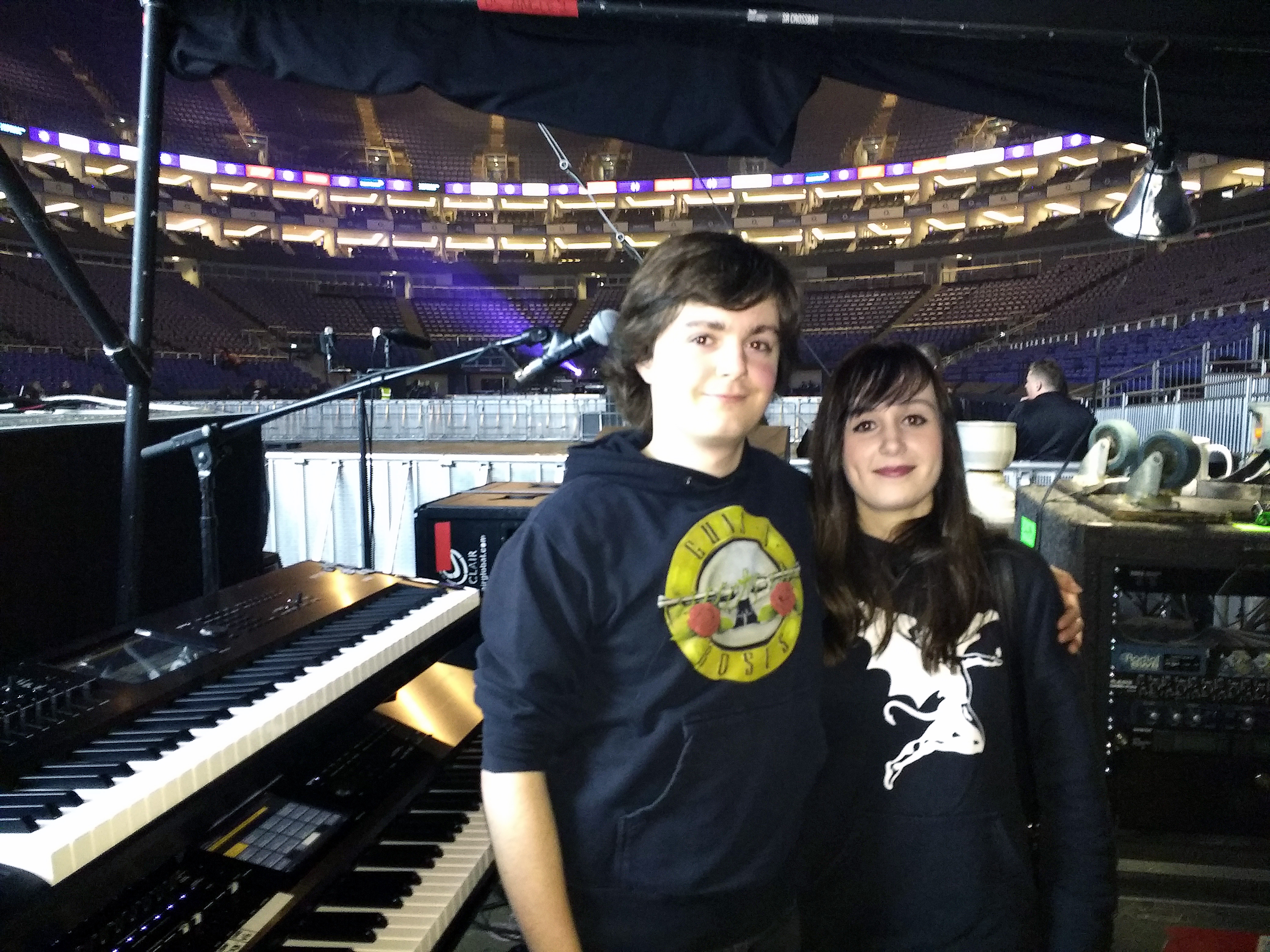 Backstage - Black Sabbath concert