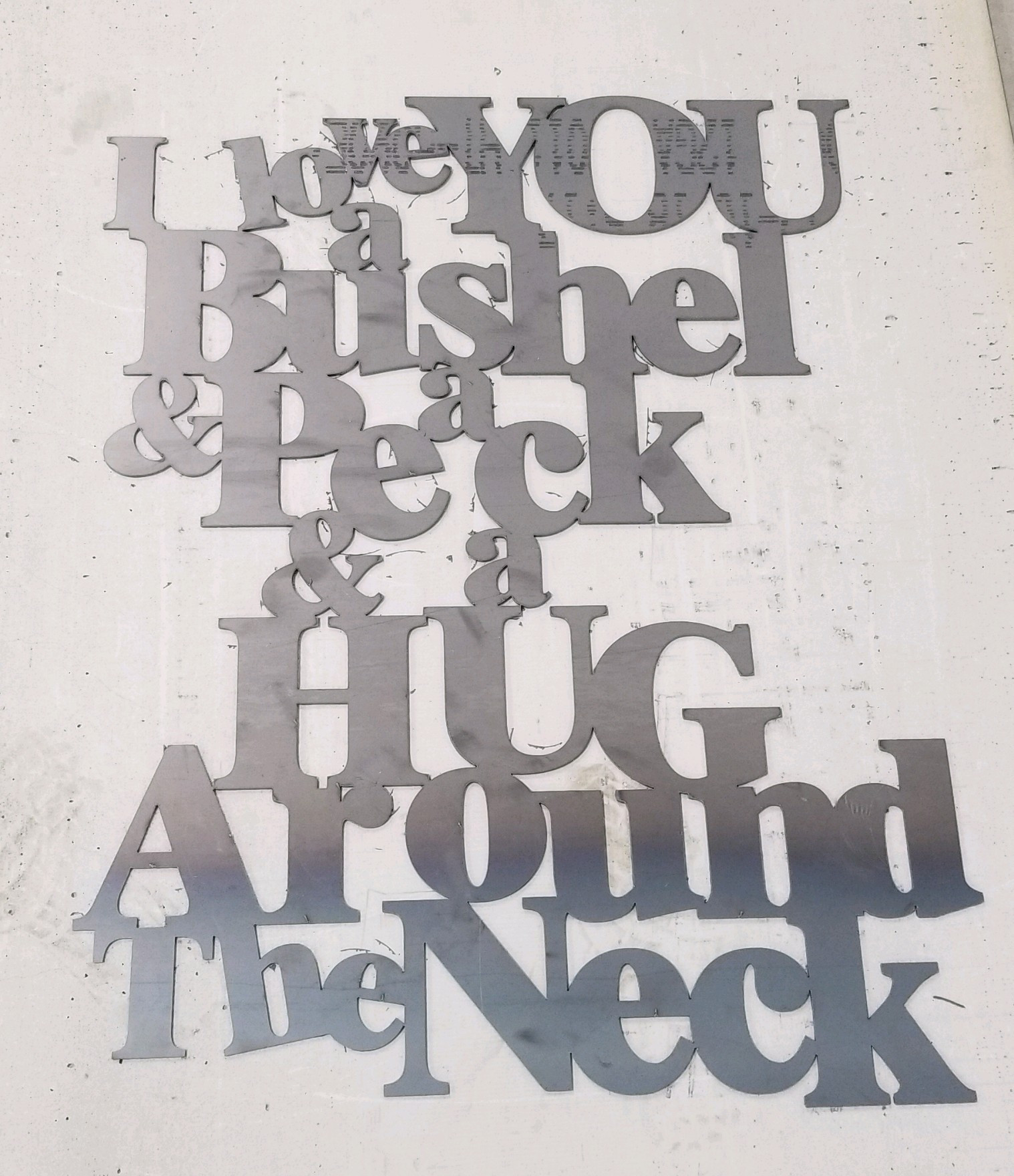 I Love You A Bushel