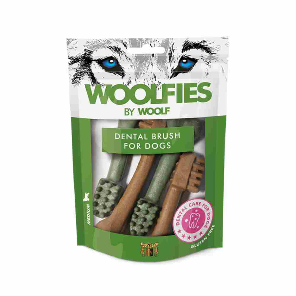 Woolf dentalna krtačka M, 200g