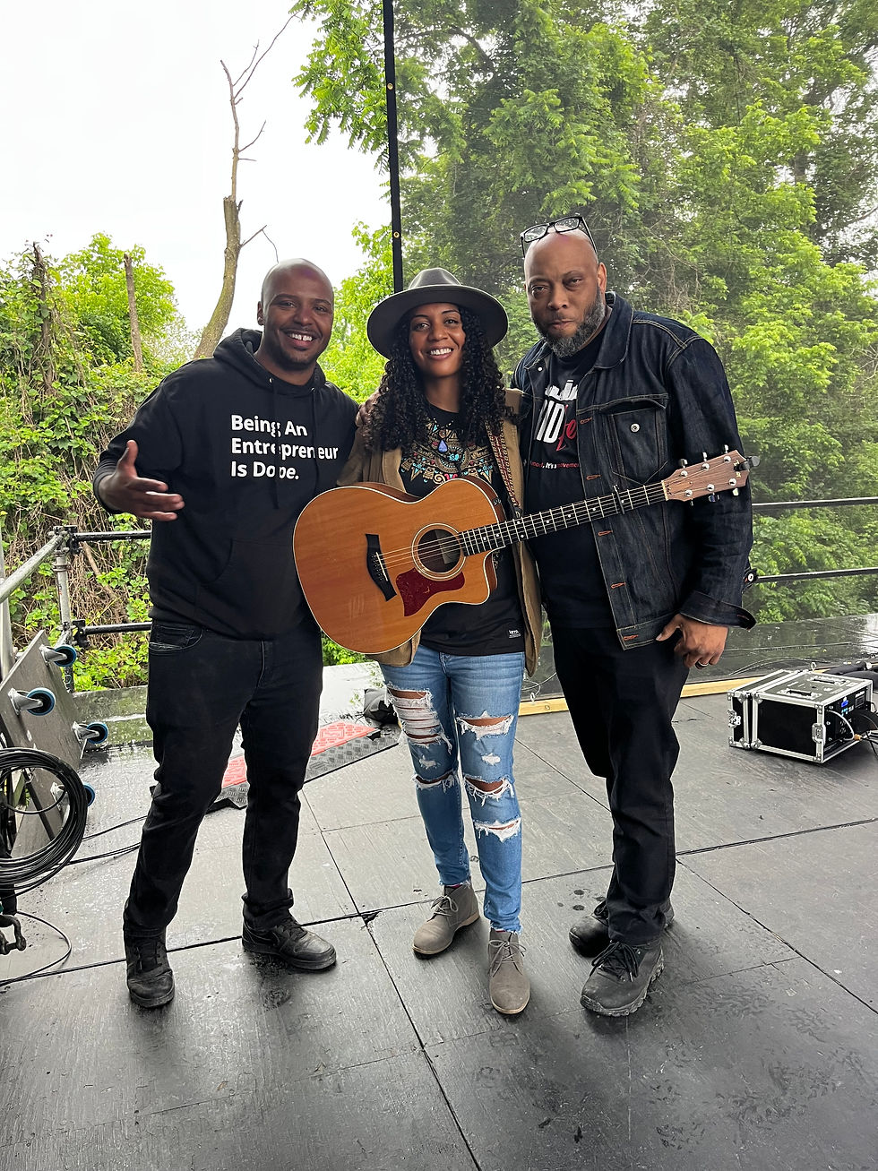 Whitney Mongé w/ Black Wall Street Founders Bruce Waller & J Hackett