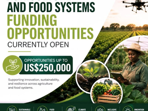 Agriculture and Food System opportunities: Last Date 30 June 2026