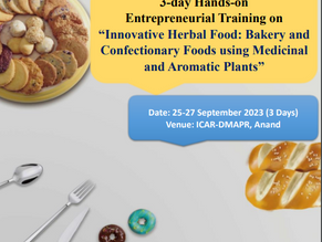 Innovative Herbal Food: Bakery and Confectionary Foods using Medicinal and Aromatic Plants