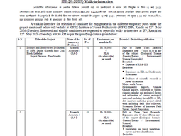 Walk-in-Interview at ICFRE-Institute of Forest Productivity (ICFRE-IFP), Ranchi on 12th May2026 (Tuesday)- Last date 12th May2026