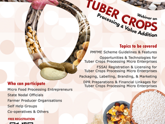 National Webinar on Tuber Crops Processing & Value Addition on September 8 2023