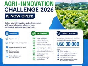 Global AgriInno ๏ปฟChallenge 2025 Win up to USD 30,000, Last Date: 07 June 2026