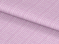 LH3101-64 checkered pink white linen shirting