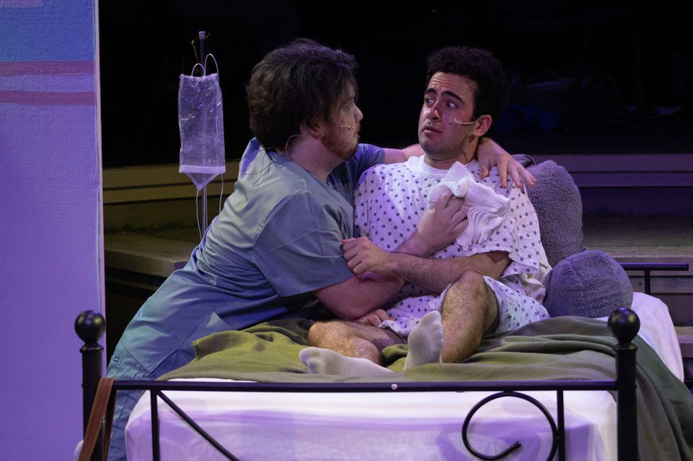 (left to right) Fionn Borgerson as Richard, Corey Gudesblat as Gordon