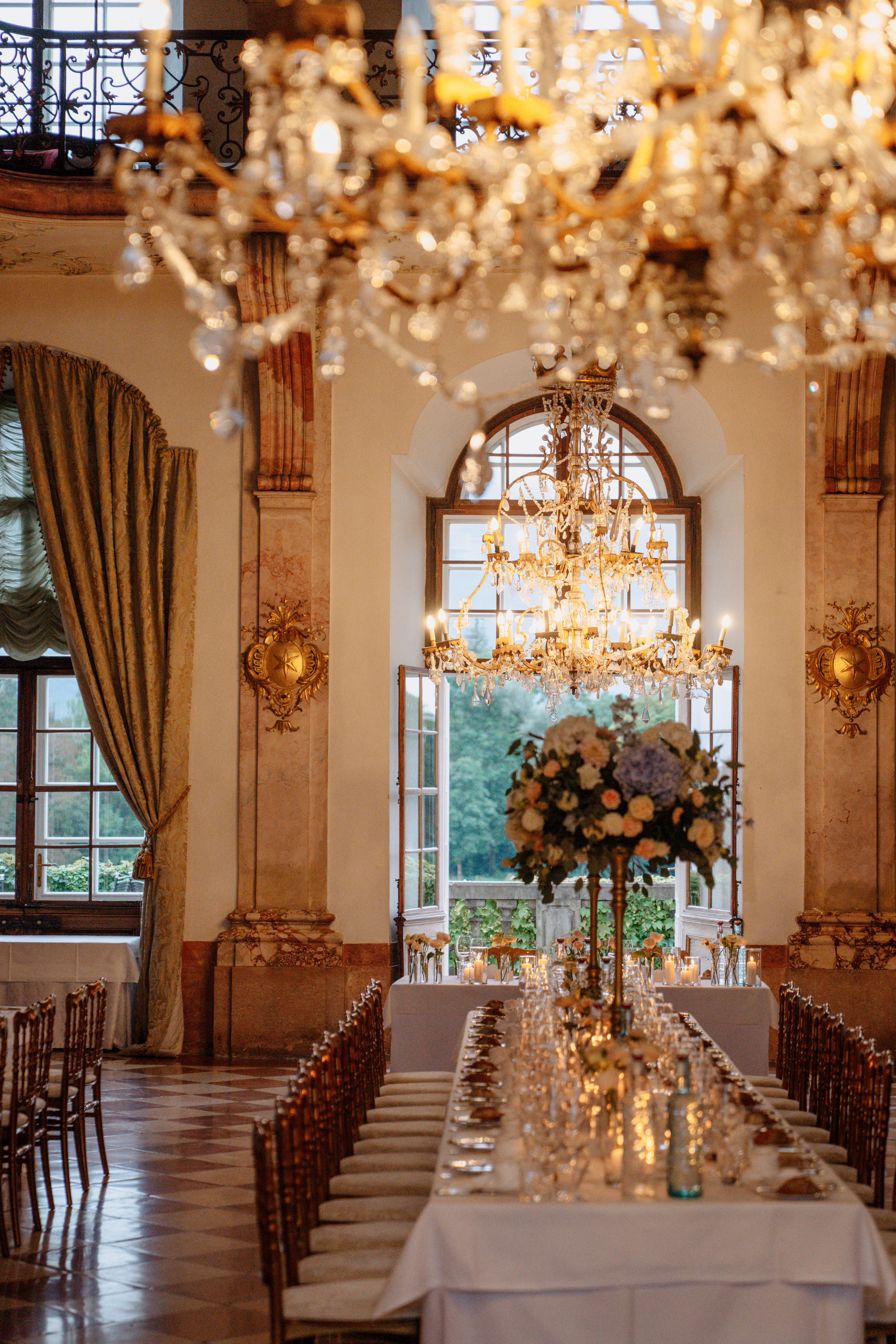 Romantic European wedding experience curated by Daniela Schwarz for a modern couple