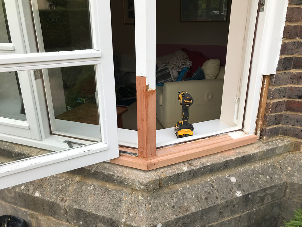 Splicing in new timber