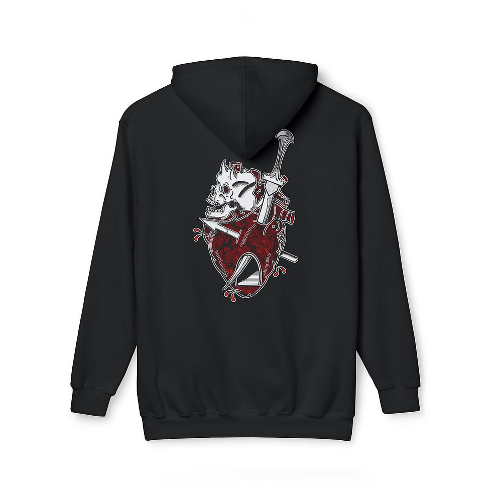 BLK Heart Hoodie