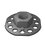 Thumbnail: Stainless Steel Adhesive-Mount Nut, 3/8-16 Thread, 38mm Baseplate