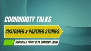 Community Talks at Qlik Connect 2026