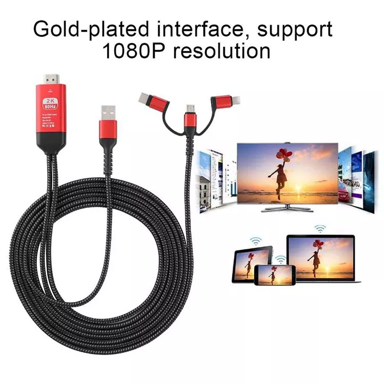 Thumbnail: 3in1 HDMI TV Cable