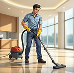 Wir saugen Ihren Boden.