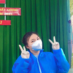 Buổi tiêm chủng tại xã Tân Phú- Thanh Bình- Đồng Tháp