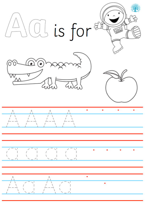 Thumbnail: Alphabet Formation Handwriting Sheets
