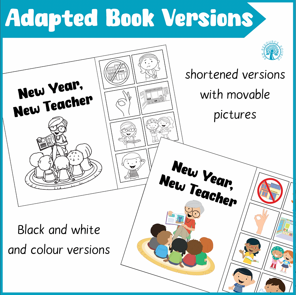 Thumbnail: New Teacher in a New School Year Social Story