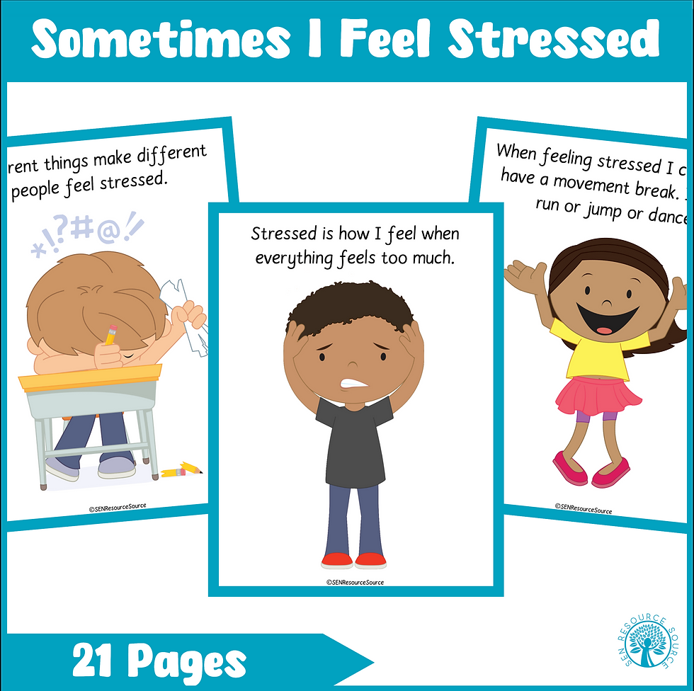 Thumbnail: Sometimes I Feel Stressed Social Story