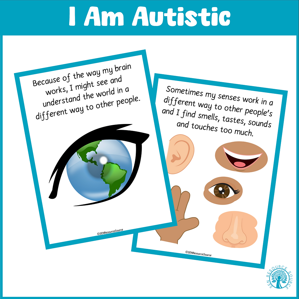 Thumbnail: I am Autistic Social Story