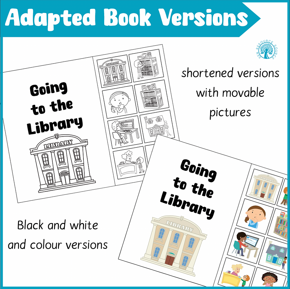 Thumbnail: Going to a Library Social Story