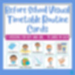 Thumbnail: Morning Home Routine Visual Timetable Cards