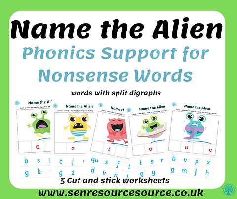 Name The Alien With Split Digraphs Sen Resource Source