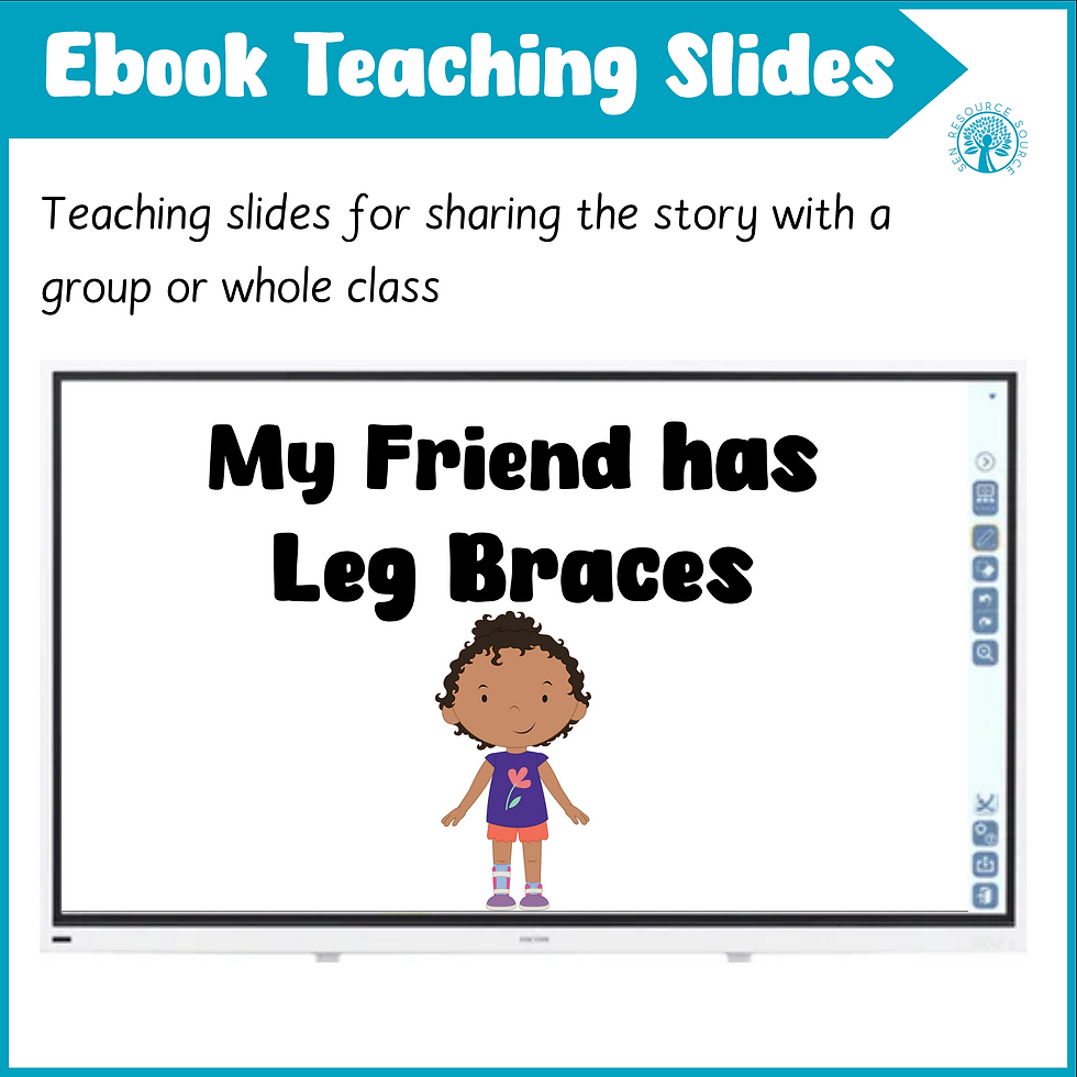 Thumbnail: My Friend Wears Leg Braces Social Story