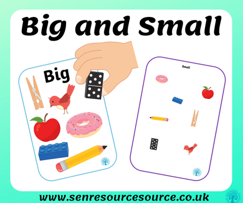 Big and Small Sorting | SEN Resource Source