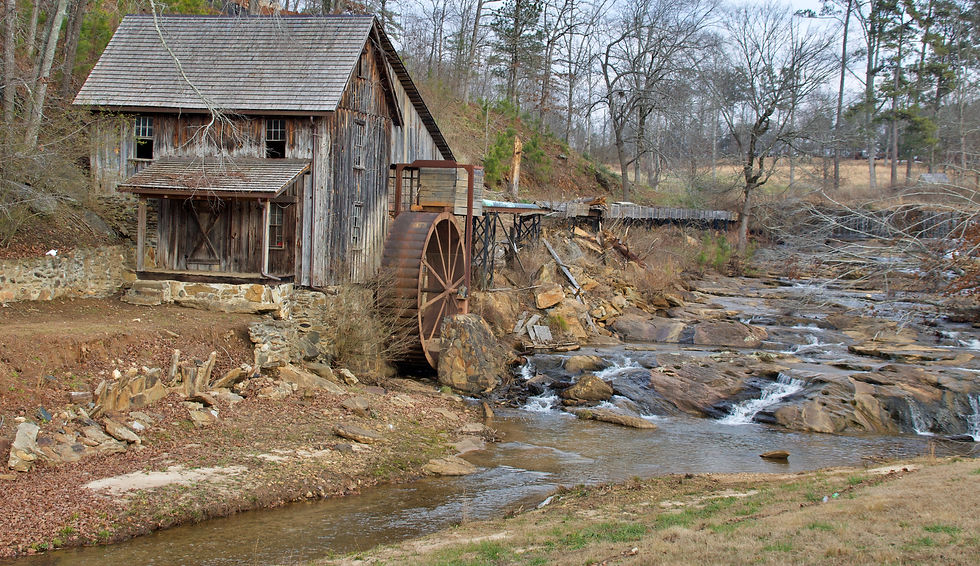 Grisham's Mill often referred to as Sixes Mill dates to the 1800s.