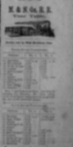 MNGRR Train Schedule 1889