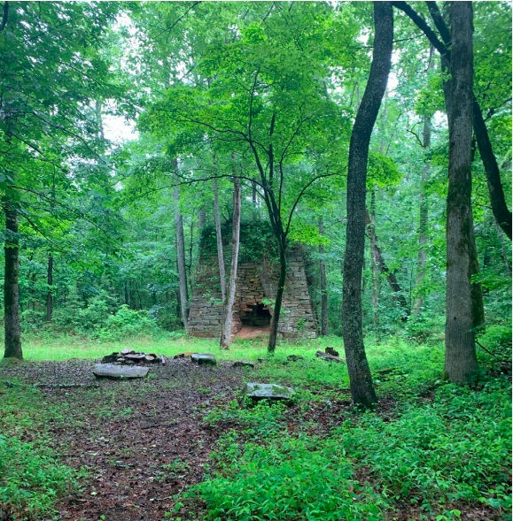 The Lewis furnace in the former Pine Log WMA in Bartow County, GA