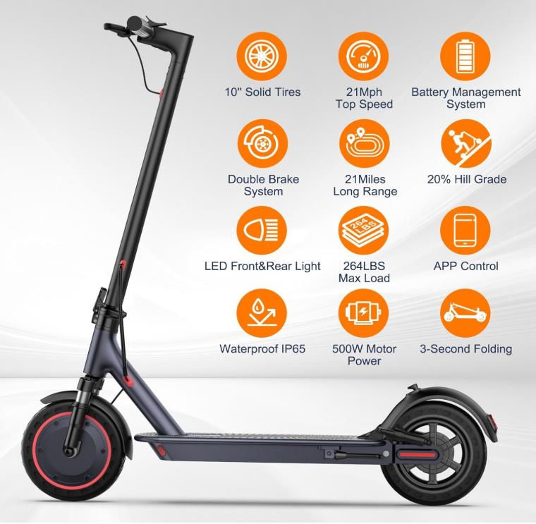 Thumbnail: A1: 500W ELECTRIC SCOOTER