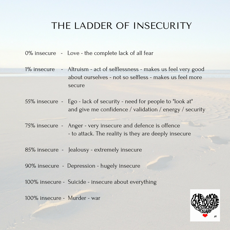 The ladder of insecurity - JT