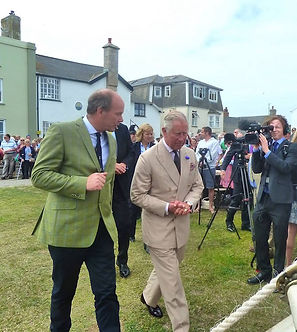 Prince Charles on St Mary's, Isles of Scilly