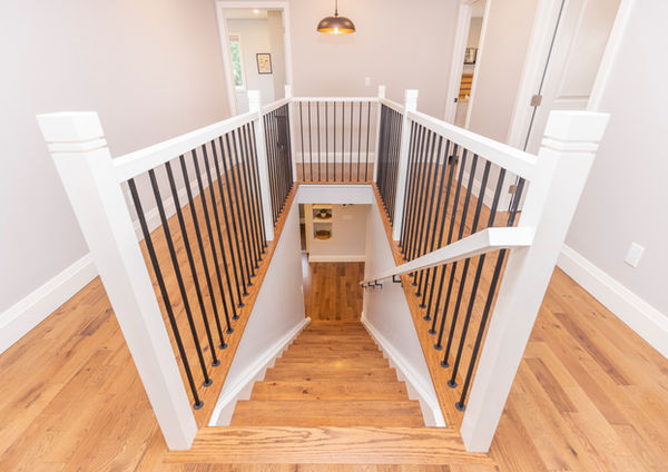 the Rosedale | Rod Iron & Square Stock Balustrade