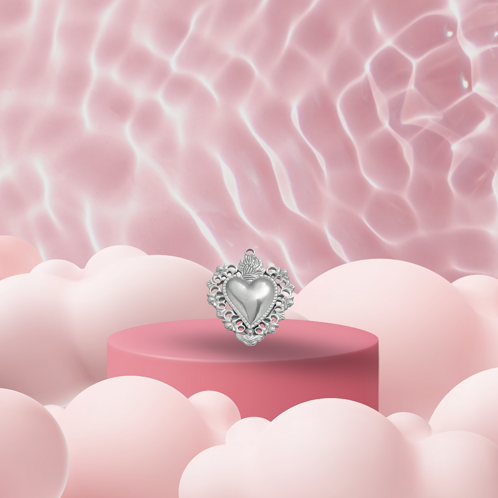 Thumbnail: Large Heart Charm