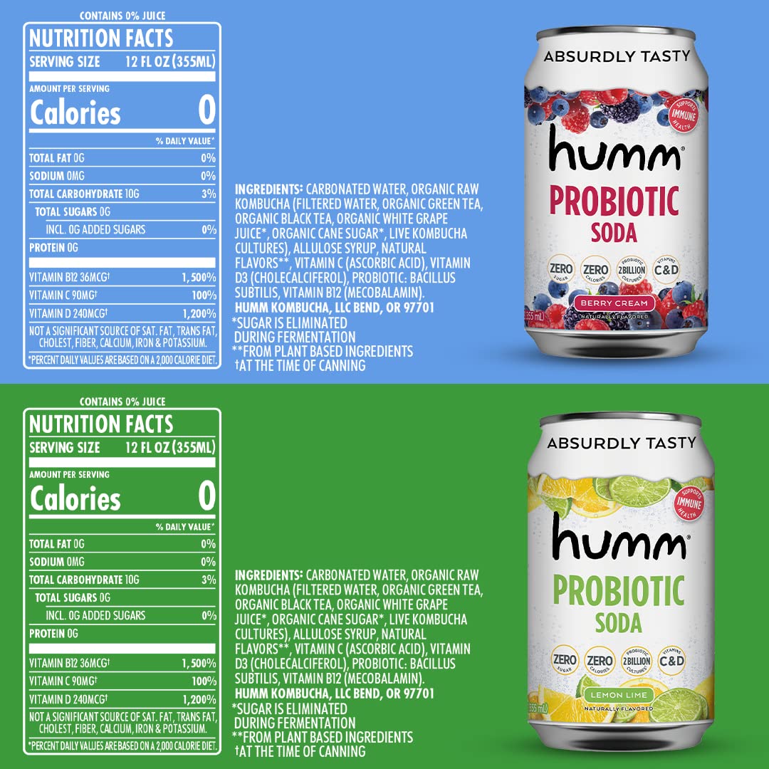 VitClear Functional Nootropic Soda - Variety Box (12 X 330ml) Drink For Brain Health, Gut Health, And Active Health. Low Sugar, Vegan, Non-GMO - View #6