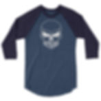 サムネイル： Metulhed Skull 3/4 Sleeve Raglan Shirt
