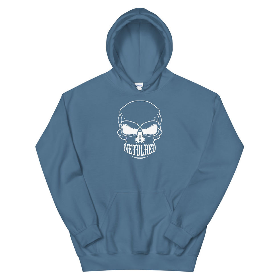 Miniaturbild: Metulhed Skull Unisex Hoodie
