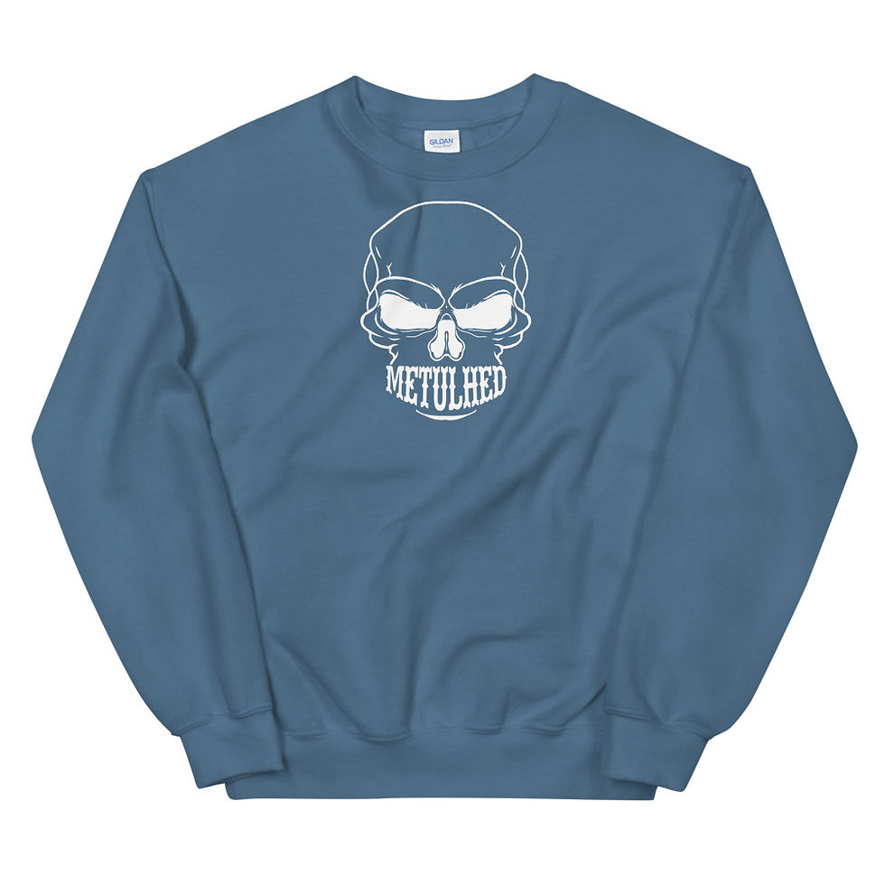 Miniaturbild: Metulhed Skull Unisex Sweatshirt